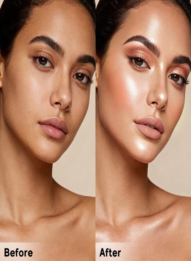 Color Nymph 3-in-1 Contour Palette - Blush Bronzer Highlighter Makeup Palettes for Medium to Tan Skin | Vegan Cruelty-Free, Nourishing & Long-lasting Travel Makeup Kit with Shimmer & Matte Powder #03 - Image 4